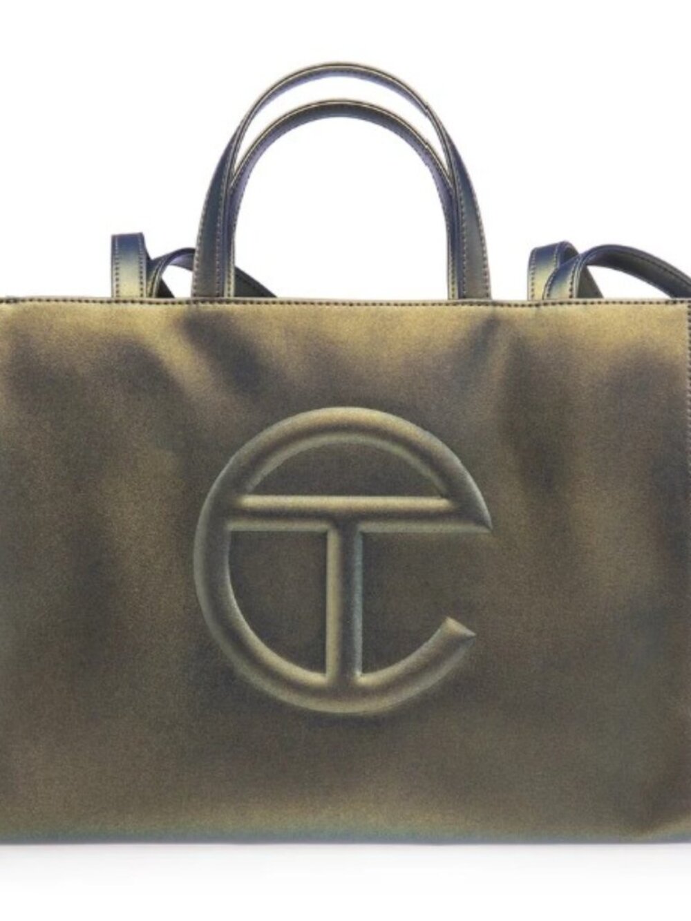 Telfar Metallic Acid Tote Bag (medium)